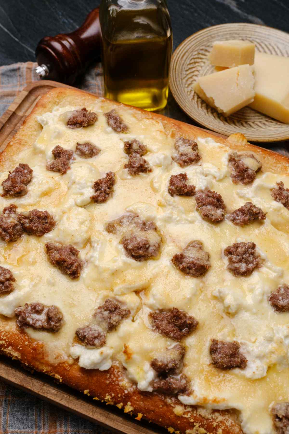 Italian Sausage White Pizza