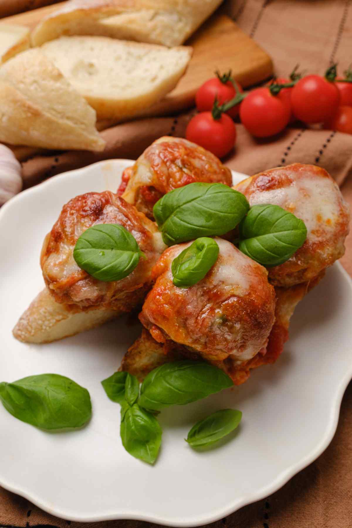 Meatball Parmigiana Hero