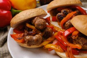 Sausage and Peppers Sandwich