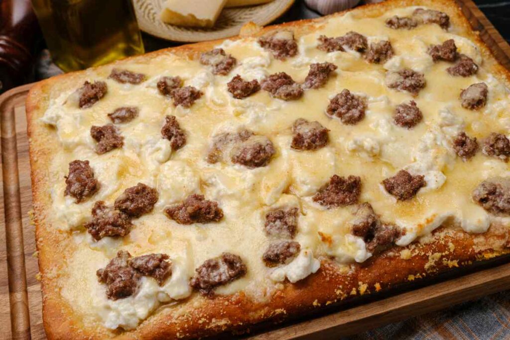 Italian Sausage White Pizza